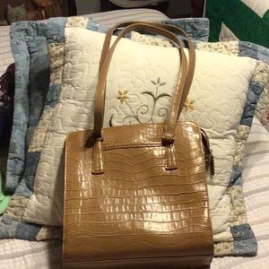 Liz Claiborne Purse Beige Vintage